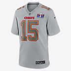 Patrick Mahomes Kansas City Chiefs Super Bowl LVIII Men's Nike NFL Atmosphere Game Jersey. Nike.com