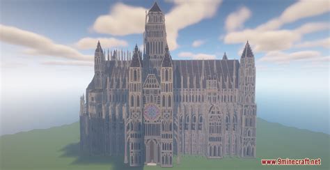 Gothic Cathedral Map (1.19.2, 1.18.2) - Elegant Church Architecture ...