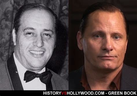 Tony Lip and actor Viggo Mortensen, who portrays him in 'Green Book', based on the real ...