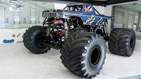 RC Monster Truck Losi LMT Truck Custom Full Tube Frame Chassis Step by ...