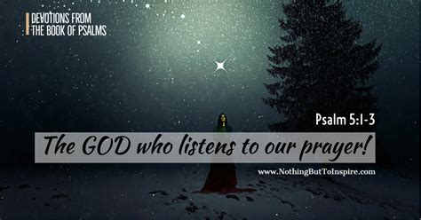 Psalm 5:1-3 | The GOD who listens to our prayer! - NBTI Media