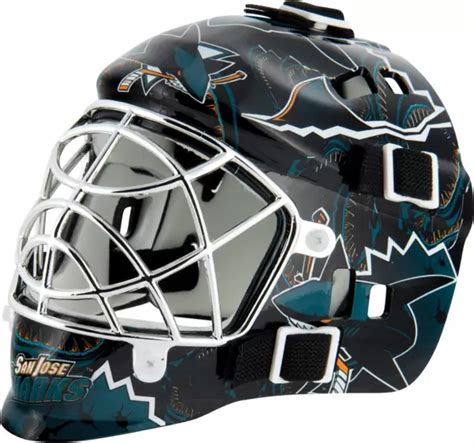 Franklin San Jose Sharks Mini Goalie Helmet | Dick's Sporting Goods