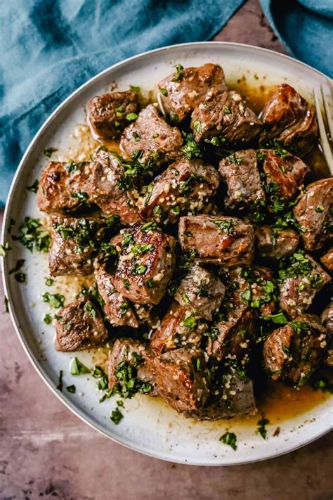 Garlic Butter Steak Bites – Modern Honey