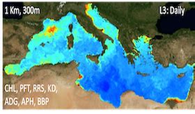 Mediterranean Sea Ocean Colour Plankton, Reflectance, Transparency and ...