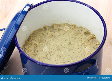 How To Make Miso : Japanese Traditional Fermented Foods Stock Image - Image of mashed, mixing ...