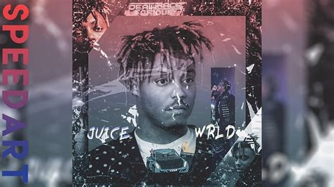 Juice Wrld Album Cover - Speedart #1(Photoshop) - YouTube