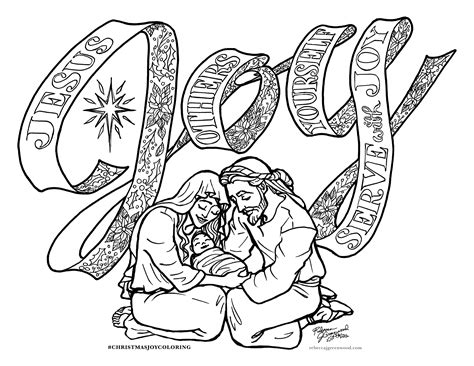 Coloring Pages Jesus Christmas