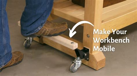 Woodworking Tip: Twist Free Bench Casters - YouTube