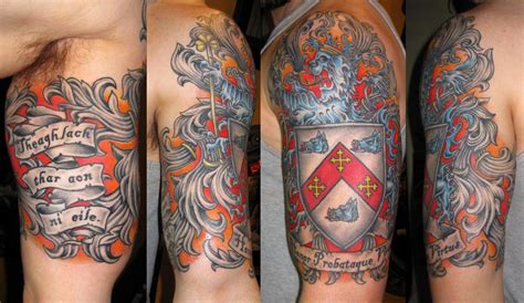 Family Crest Tattoo Ideas