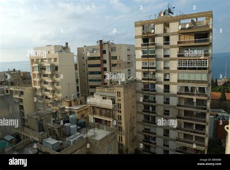 Beirut skyline at dusk Stock Photo - Alamy