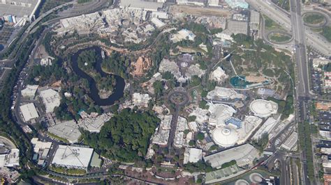 Aerial Photos of Disneyland Resort in California