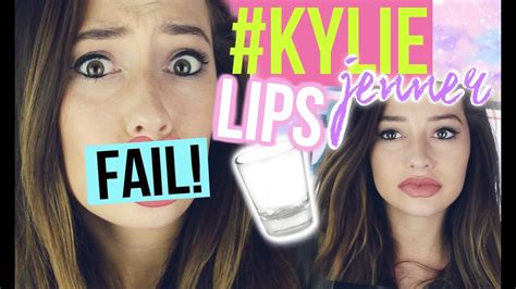 KYLIE JENNER LIPS CHALLENGE FAIL! - YouTube