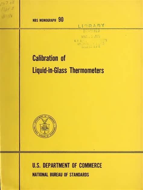 Calibration of Liquid in Glass Thermometer | PDF | Thermometer | Temperature