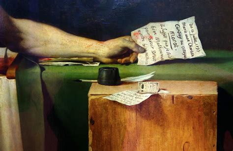 David, The Death of Marat, detail with Letter | Jacques-Loui… | Flickr