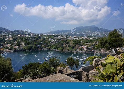 Panoramic Views of Ischia Bridge Stock Image - Image of aragonese, aerial: 123850787