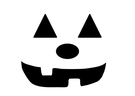 Happy Pumpkin Face Template - ClipArt Best