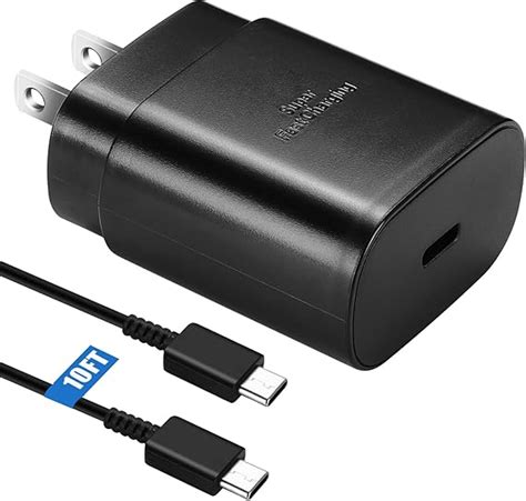 Amazon.com: מטען מהיר S23 S22 אולטרה סמסונג 25W USB C אנדרואיד מטען טלפון בלוק טעינה מהיר במיוחד ...