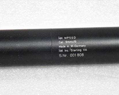 PreMay MP5SD suppressor markings | HKPRO Forums