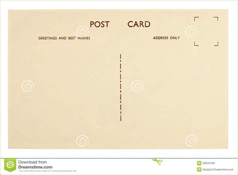 Free Front And Back Postcard Template - Resume Example Gallery