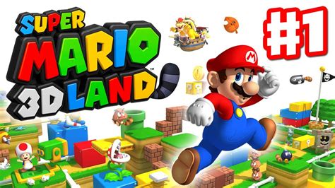 Super Mario 3D Land - Walkthrough Part 1 - World 1 (Nintendo 3DS ...