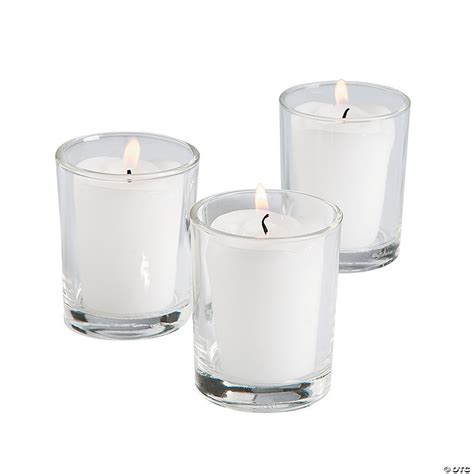 White Rose Votive Candles