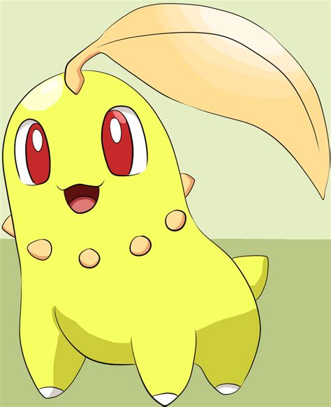 Shiny chikorita colouration by ShopKey on DeviantArt