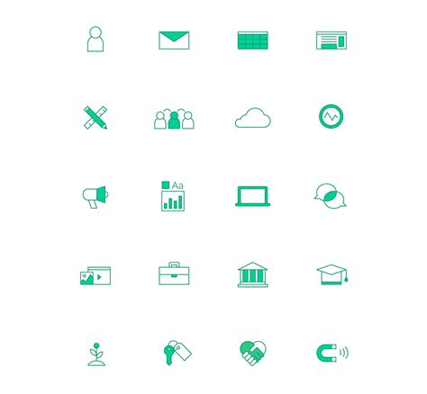 Business icon set on Behance