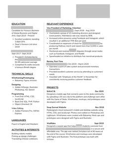 15 Resume Prototype ideas | resume, resume design, resume template