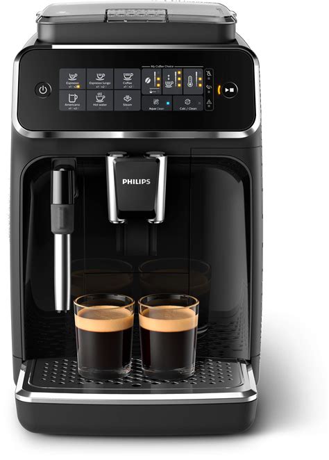 PHILIPS 3200 Series Fully Automatic Espresso Machine - Classic Milk Frother, 4 Coffee Varieties ...