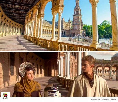 Queen Amidala's palace is in Seville, Spain, not the planet of Naboo! How cool is that Star Wars ...