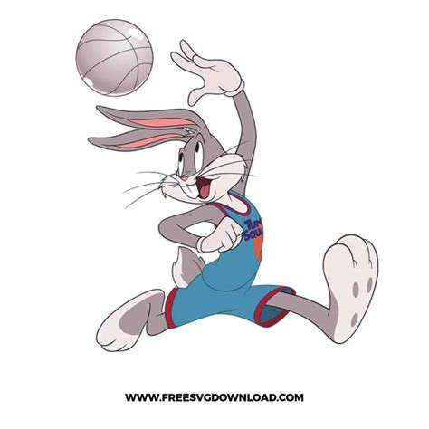 Bugs Bunny Clipart Space Jam SVG | Free SVG Download