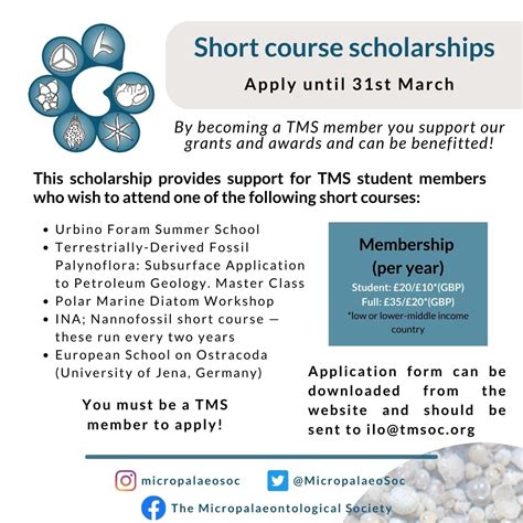 Dr Elsa Panciroli on Twitter: "RT @ThePalAss: ⌛️Deadline for @MicropalaeoSoc #scholarship: 31st ...