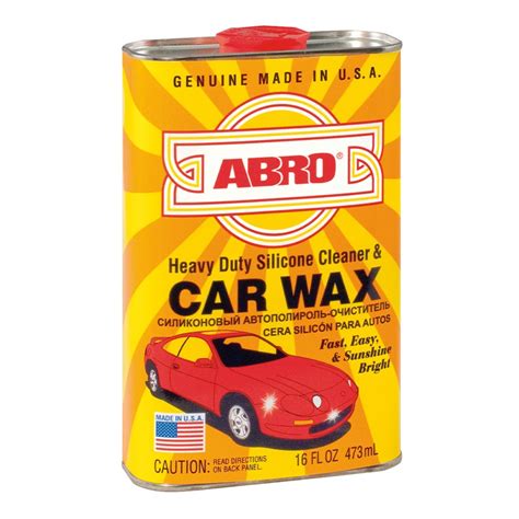 Silicone Cleaner & Car Wax - ABRO