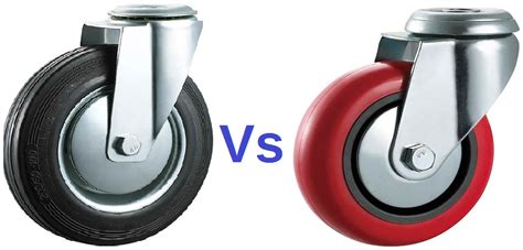 polyurethane-castors-vs-rubber-castors - Bulldog Castors Blog