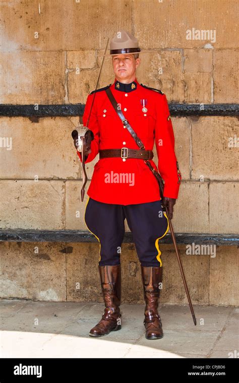 Royal Canadian Mounted Police in London Stock Photo - Alamy