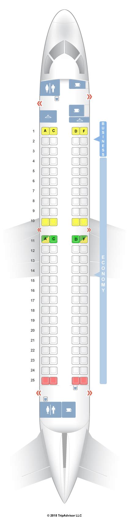 SeatGuru Seat Map Finnair Embraer E-190