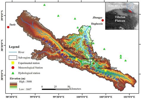 Upper Heihe River Basin. | Download Scientific Diagram