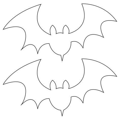 Free Printable Bat Template