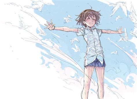 Feeling the Wind Blow Through [Daily Biribiri #323] | Anime, Cool art, Art