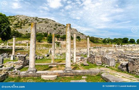 Ruins of the Ancient City of Philippi in Greece Stock Photo - Image of destination, archeology ...