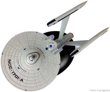 USS Enterprise NCC-1701-A (NCC-1701-A) Captain James T. Kirk, 1:2170 Eaglemoss Collections EMO ...