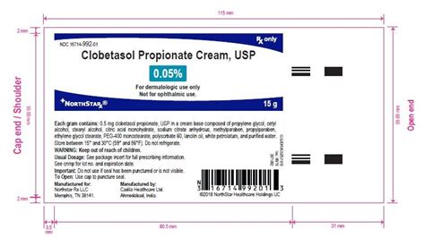 Clobetasol Cream - FDA prescribing information, side effects and uses