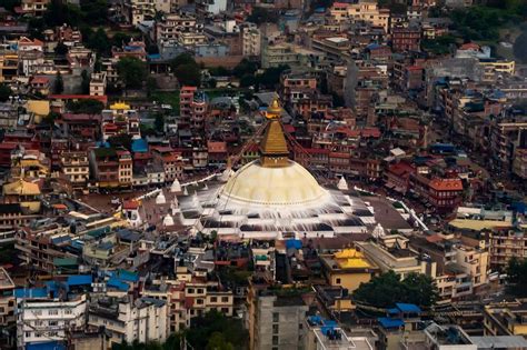 Monkey Temple Swayambhu - Chopper View Photograph by Ramabhadran ...