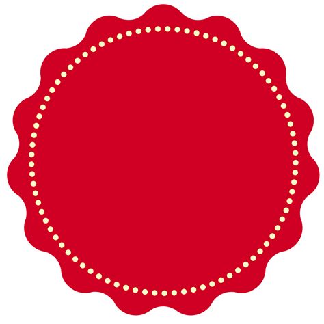 Rotes Abzeichen transparent PNG | PNG Mart