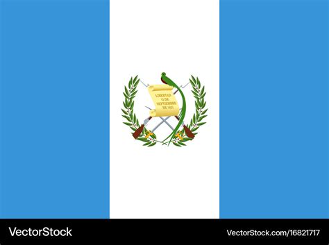 Flag of guatemala Royalty Free Vector Image - VectorStock