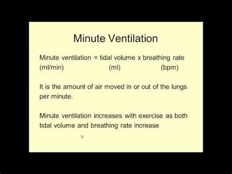 Calculating Alveolar Minute Ventilation