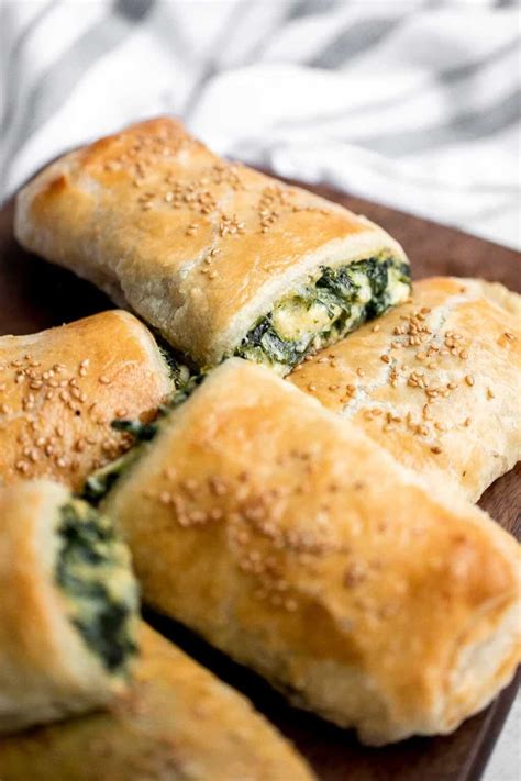 Spinach Cheese Rolls - Ahead of Thyme