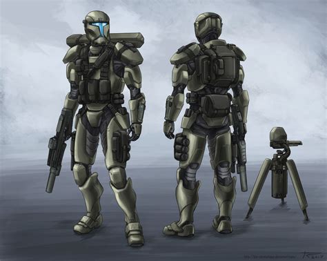 Spartan Commando (Commission) by The-Chronothaur on @DeviantArt | Star ...