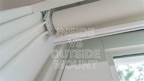 Inside vs Outside Mount Blinds - ShadeMonster