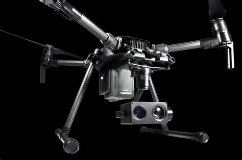 DJI Matrice 200 laser night vision drone camera | 10X zoom with tracking.